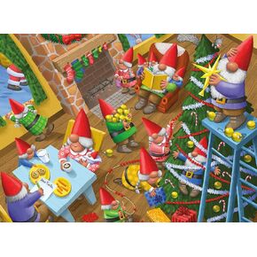 Ceaco - Holiday - Christmas Time Gnomes - 100 Piece Jigsaw Puzzle