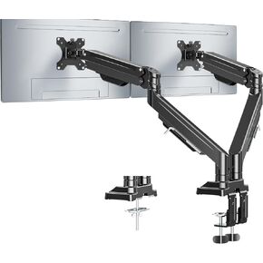 MOUNT PRO Single Monitor Mount for Max 35 inches Computer Screen, Heavy Duty Monitor Arm Desk Mount, Full Motion Gas Spring Premium Monitor Stand, Hold up to 26.4 lbs, Ultrawide VESA Mount 100x100