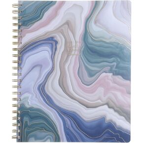 russell+hazel 2024-2025 (July 2024-June 2025) Weekly Agate Spiral Planner, 15 Month Calendar, 9.125" x 11.25"