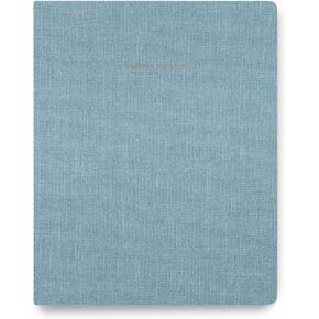 The Monthly Planner by Appointed, 12 Month Spread, Undated Planner, Notes Section, American Made (Chambray Blue)