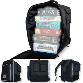 Board Game Bags Storage - May the Game (Ultimate Board Game Travel Bag & Backpack: Durable Storage & Carrying Case for Board Games, Organizer, DND, and More - Perfect for Game Nights & Travel)