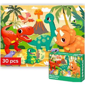 QUOKKA Puzzles for Kids Ages 3-5 - 30 Pieces Puzzles for Toddlers 2-4 - Bugs Learning Jigsaw Puzzles for Kids 4-6 Years Old - Educational Toys for Boy and Girl