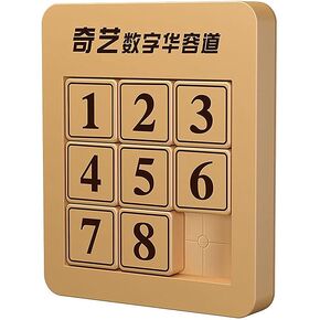 LiangCuber QY Toys 5x5 Klotski Puzzle Magnetic Sliding Number Puzzle ABS Brain Teasers Toy Tangram Jigsaw Intelligence (24-Digit Version)