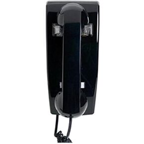 Industrial Hot Line Auto Dialer Wall Telephone (No Dialpad) - BLACK by HQTelecom