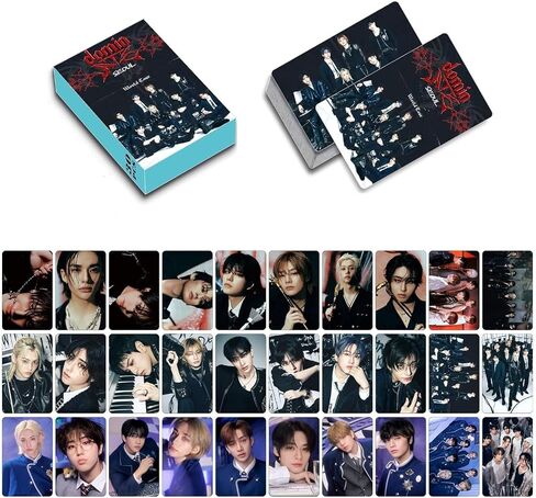 8Pack/240PCS Stray-Kids Photocards,Stray-Kids Lomo Cards Greeting Cards for Collection(Pink) in Kuwait