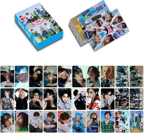 8Pack/240PCS Stray-Kids Photocards,Stray-Kids Lomo Cards Greeting Cards for Collection(Pink) in Kuwait