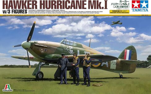 Tamiya 37011 1/48 Hawker Hurricane Mk.I w/3 Figures in Saudi Arabia