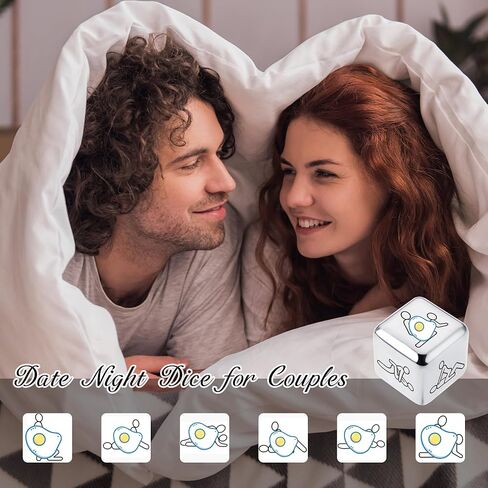 أفكار التاريخ الليلي، النرد الليلي للأزواج، النرد، هدايا الليل، هدية الخطوبة للرجال والنساء، 6 جوانب in Kuwait