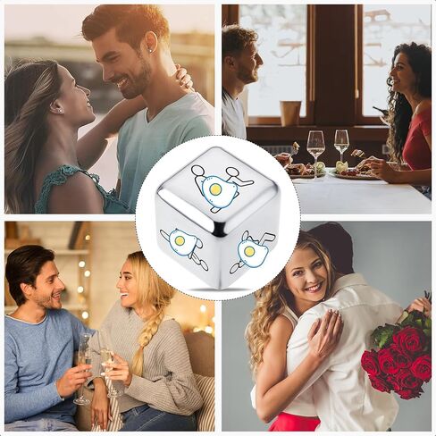 أفكار التاريخ الليلي، النرد الليلي للأزواج، النرد، هدايا الليل، هدية الخطوبة للرجال والنساء، 6 جوانب in Kuwait