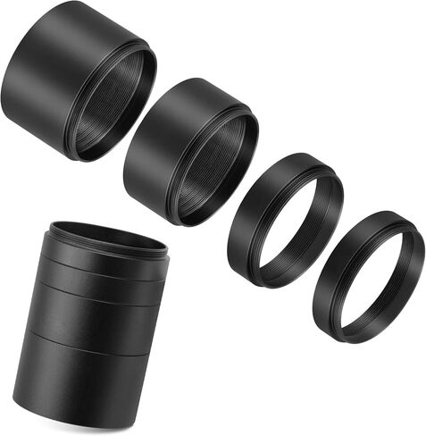 Astromania 2 Inch Telescope Extension Tube Kit with M48 Thread 8/10/20/30mm | Metal Telescope Photo Adapter, Telescope Accessories Solve Focusing, Fit Camera & Astronomy Telescopes, For Astrophotography in Saudi Arabia