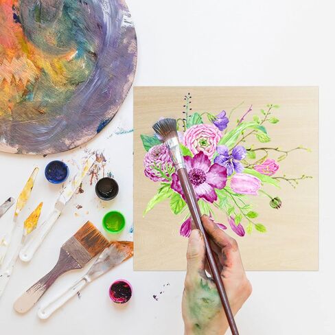 12 حزمة من أوراق خشب الزيزفون مقاس 11.8 × 11.8 بوصة للحرف اليدوية، صفائح خشبية غير مكتملة سميكة بسمك 1/8 بوصة مع أسطح ناعمة، صفائح خشب رقائقي للقطع بالليزر، وحرق الخشب، والنماذج المعمارية، والتلطيخ، والرسم in Kuwait