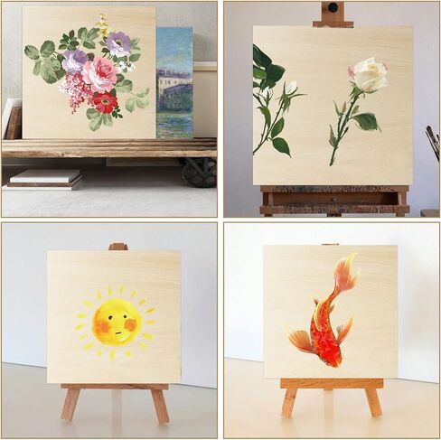 12 حزمة من أوراق خشب الزيزفون مقاس 11.8 × 11.8 بوصة للحرف اليدوية، صفائح خشبية غير مكتملة سميكة بسمك 1/8 بوصة مع أسطح ناعمة، صفائح خشب رقائقي للقطع بالليزر، وحرق الخشب، والنماذج المعمارية، والتلطيخ، والرسم in Kuwait