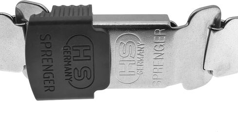 Herm Sprenger NeckTech Fun Stainless Steel Dog Training Collar with ClicLock Buckle and Assembly Chain No-Pull Collar with Swivel D-Ring Made in Germany (25in (Neck Size up to 23in)) in Kuwait