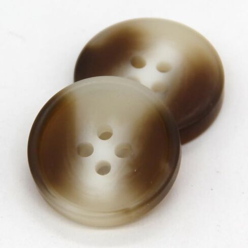 25 مم 20 قطعة من أزرار الراتنج الدائرية غير اللامعة للملابس الأنيقة وسترة معطف سترة واقية بيج أسود مشغولات يدوية (نمط بيج، 25 مم 0.98 بوصة) in Kuwait