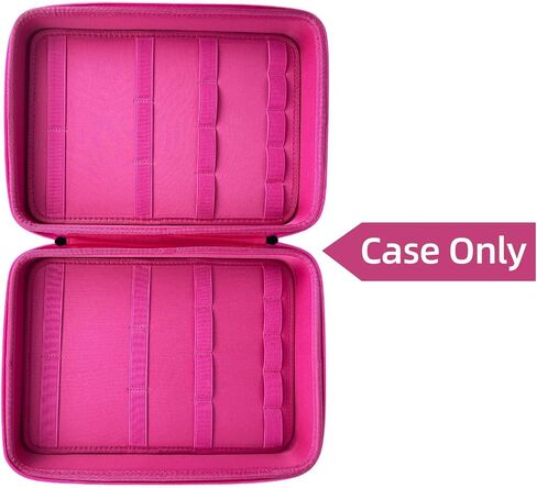 Case for Tonies Figures Audio Play Character, Figurine Storage Carrying Holder for TonieBox Characters for Kids, Toy Organizer Box-Bag Only (Pink) in Saudi Arabia