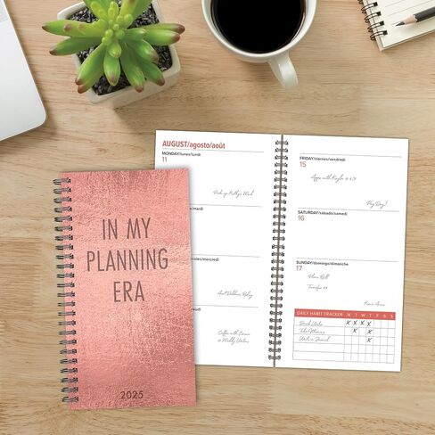 Willow Creek Press Planning Era 2025 Softcover Spiral-Bound Weekly Planner (3.5" x 6.5") in Saudi Arabia