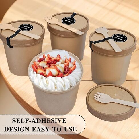 400 Pcs Homemade Stickers for Baked Goods, Handmade Baking Seal Labels Stickers for Dessert Packaging Black Long Packages Cake Bakery Cookie Pastry Bags in Saudi Arabia