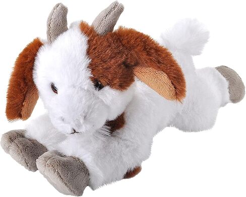 Wild Republic Ecokins Mini, Goat, Stuffed Animal, 8 inches, Gift for Kids, Plush Toy, Made from Spun Recycled Water Bottles, Eco Friendly, Child’s Room Decor in Saudi Arabia