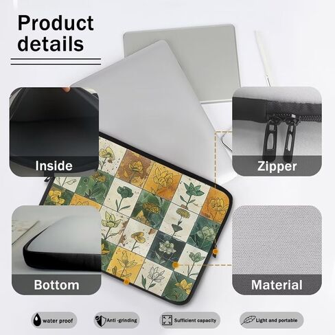 Laptop Bag for Women 10~17 Inch Anti-Scratch Laptop Case Universal Most Notebook Computer Pocket Case for Work in Saudi Arabia