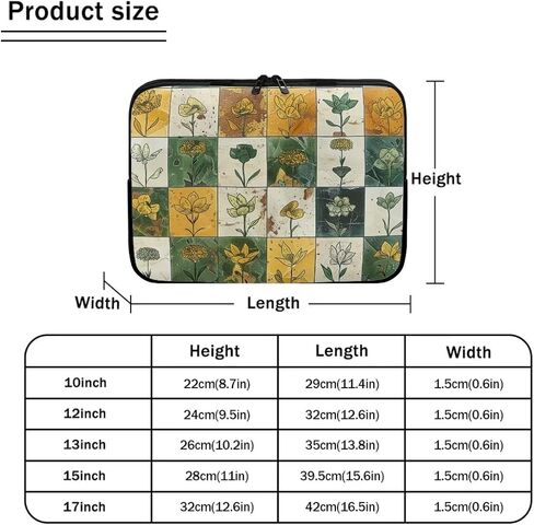 Laptop Bag for Women 10~17 Inch Anti-Scratch Laptop Case Universal Most Notebook Computer Pocket Case for Work in Saudi Arabia