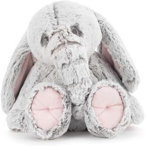 DEMDACO Elephant Soft Pink 14 inch Luxurious Plush Polyester Stuffed Animal Toy