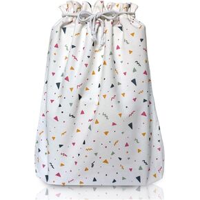 Gather & Knot Drawstring Gift Bags | 20" Large 12" Small | Premium Canvas | Reusable Fabric Wrap for Birthday | Gender Neutral | It's My Birthday