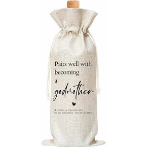 Divorced Wine Gift Bag, Wine Bag for Freshyl Signed Divorce Papers, breakup, happily divorced, Divorce Party, 1 Pc Burlap Wine Bottle Cover Bag (a21)