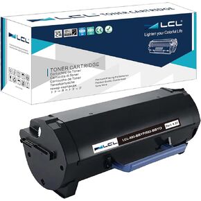 LCL Compatible Toner Cartridge Replacement for Dell 593-BBYP 593-BBYO CH00D S2830dn S2830 8500 Pages (1-Pack Black)