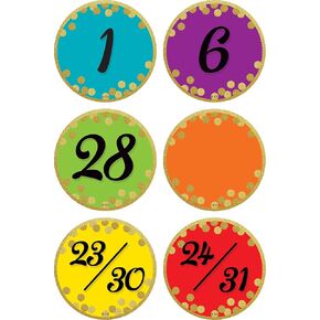 Confetti Colorful Calendar Days (TCR8731)