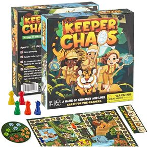 Exciting Zoo-Themed Family Friendly Board Game | Great for Pre-Readers | Ideal for Family Game Nights & Special Occasions | an Excellent Birthday Ages 5+ w/ 2-5 Players