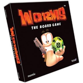 Mantic Games: Worms: The Board Game - Hilarious Tabletop Game Incorporating All The Fun & Shenanigans from The Classic Video Game, Age 10+, 2-6 Player