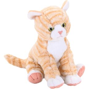 Wild Republic Cuddlekins Orange Tabby Cat, Stuffed Animal, 12 Inches, Plush Toy, Fill is Spun Recycled Water Bottles