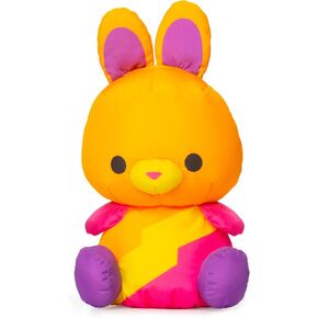 Bowie Bunny Stuffed Animal, Retro Inspired Plush Toys for Ages 3 and Up, Orange, 7"