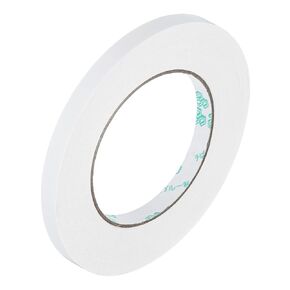 MECCANIXITY Double Sided Tape 2/5 Inch x 55 Yards for Arts, Crafts, Photography, Scrapbooking, Tear-by-Hand, Paper Backing, Pack of 1