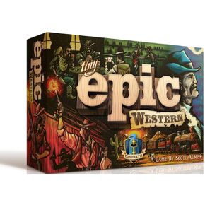 Gamelyn Games Tiny Epic Western: A Boomtown Board Game with A Poker Twist in The Wild West