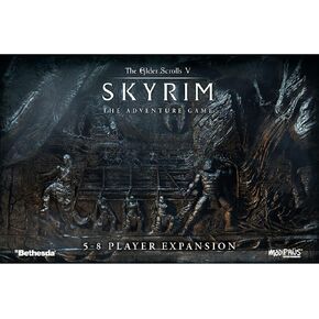 The Elder Scrolls V: Skyrim – The Adventure Game 5-8 Player Expansion | Strategy Board Game for Adults | Ages 14+ | 1-8 Players | Avg. Playtime 60-120 Minutes | Made by Modiphius Entertainment