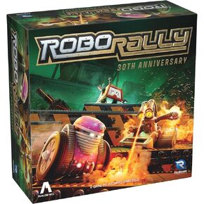 Renegade Game Studios: Robo Rally: 30th Anniversary Edition - Renegade Limited Edition, Deluxe Components, Strategy Board Game, Ages 12+, 2-8 Players