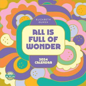 Elizabeth Olwen 2024 Wall Calendar: All Is Full of Wonder | 12" x 24" Open | Amber Lotus Publishing