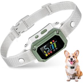Dog Bark Collar, Rechargeable Smart Collar, Anti Barking Training Collar with Adjustable Sensitivity Beep Vibration Shock, Bark Collar for Large Medium Small Dogs