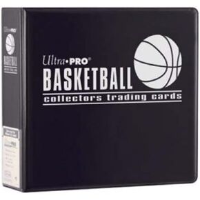 Black Ultra Pro 3 Inch D Ring Basketball Collectors Album 3" Wide Card Storage Binder Portfolio Album