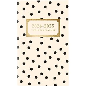 Graphique 2 Year Pocket Planner | 29 Month Organizer, Aug. 2023 – Dec. 2025 | Monthly Calendar & Notes Spreads | Marked Holidays | Vintage Floral | 3.75" x 6"