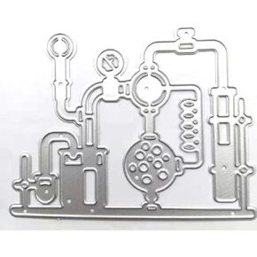 Laboratory Die Cut for Card Making, Laboratory Metal Cutting Dies Congratulations Die Cuts Birthday Embossing Stencils Template for DIY Scrap-Booking Decor Wedding Birthday Blessing Card