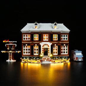 Upgraded Led Light Kit for Lego Ideas Home Alone Building Set, Compatible with Lego 21330, Gift Idea for Millennials (Model Not Included)