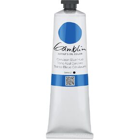Gamblin Artist Oil, 150ml Tube, Cerulean Blue Hue (2210)