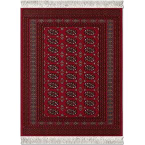 Lextra® (Turkoman Bokhara), MouseRug®, Reds and Gold, 10.25" x 7.125", one