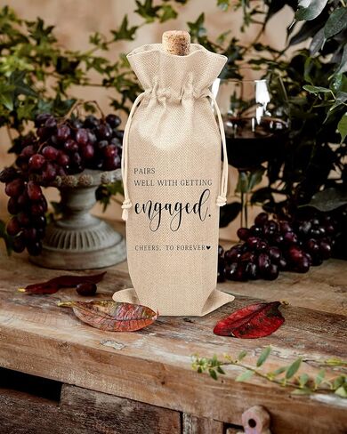 Divorced Wine Gift Bag, Wine Bag for Freshyl Signed Divorce Papers, breakup, happily divorced, Divorce Party, 1 Pc Burlap Wine Bottle Cover Bag (a21) in Kuwait