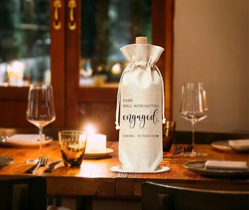 Divorced Wine Gift Bag, Wine Bag for Freshyl Signed Divorce Papers, breakup, happily divorced, Divorce Party, 1 Pc Burlap Wine Bottle Cover Bag (a21) in Kuwait