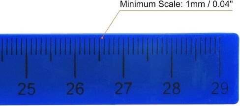 HARFINGTON Whiteboard Magnetic Ruler 29cm Metric Blackboard Straight Rulers Office Measuring Tools, Deep Blue in Saudi Arabia