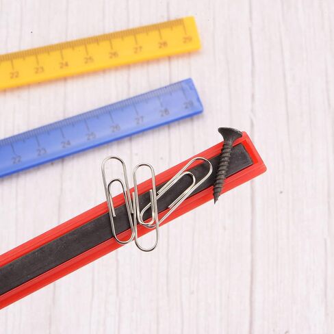 HARFINGTON Whiteboard Magnetic Ruler 29cm Metric Blackboard Straight Rulers Office Measuring Tools, Deep Blue in Saudi Arabia