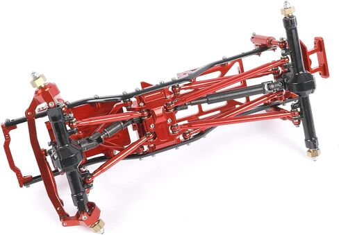 Metal Chassis Frame Assembled Kit for Axial SCX24 Deadbolt AXI90081 1/24 RC Crawler Car Upgrades (Silver) in Kuwait